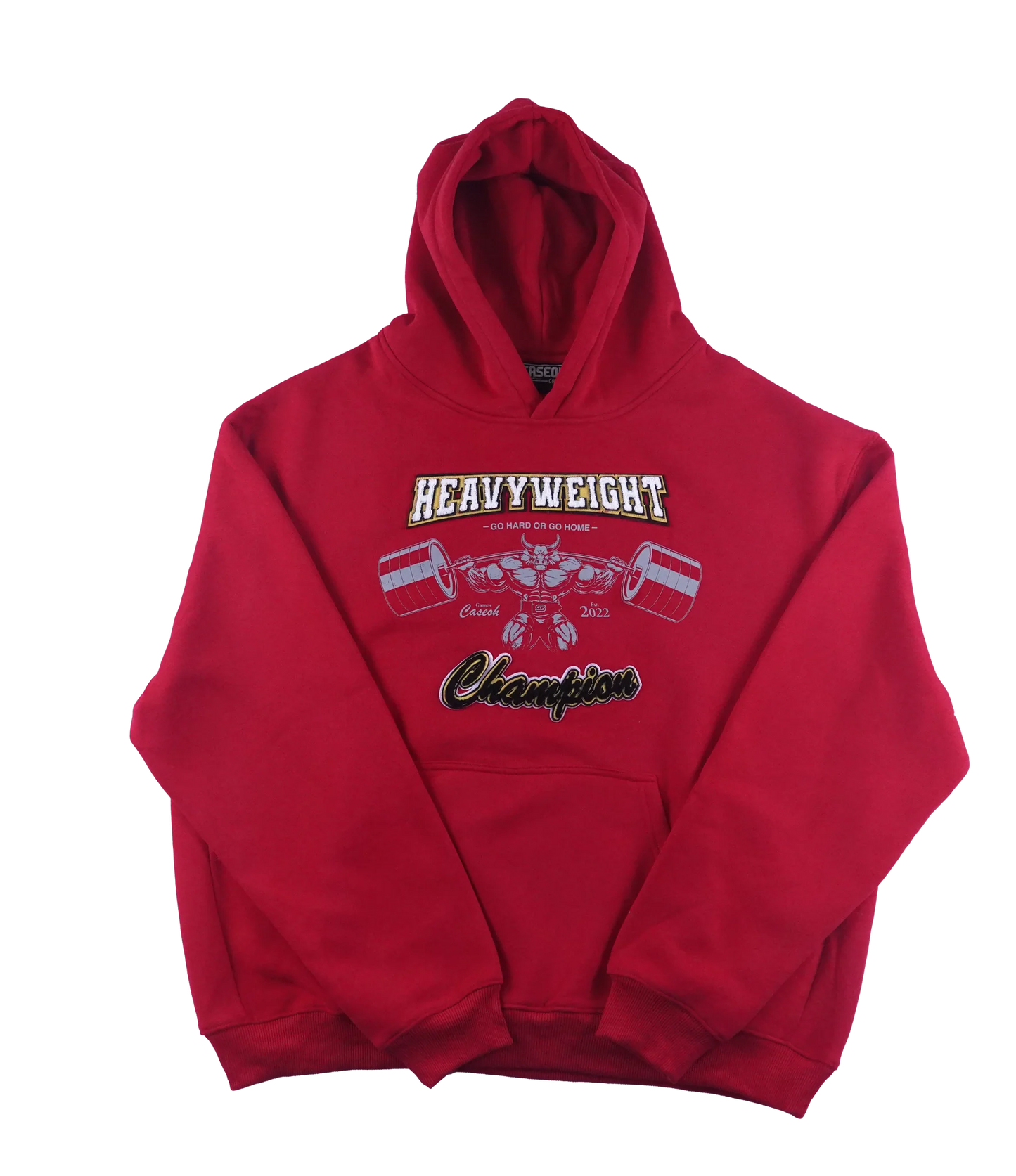 CaseOh's Heavyweight Hoodie 2.0 Red